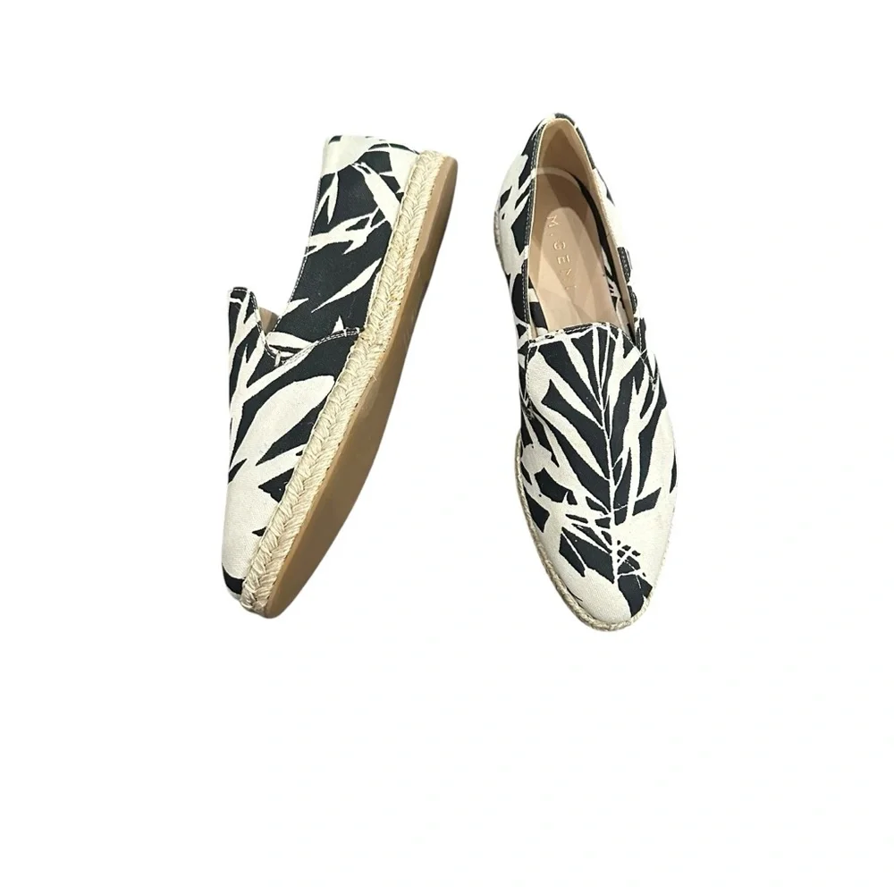 NEW M. Gemi Agio Floral Tropical Print Espadrilles 39.5
